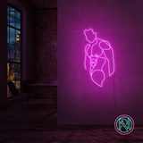 LED NEONSKYLT "Torso" Warm white 