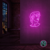 "David" LED NEONSKYLT