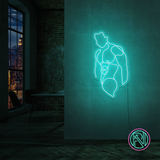 LED NEONSKYLT "Torso" Warm white 