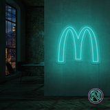 "M" Led neonskylt.
