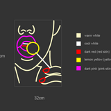 "licking lollipop" Led neonskylt.