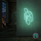 LED NEONSKYLT "Torso" Warm white 