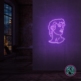"David" LED NEONSKYLT