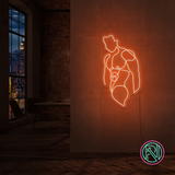 LED NEONSKYLT "Torso" Warm white 