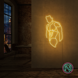LED NEONSKYLT "Torso" Warm white 