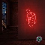 LED NEONSKYLT "Torso" Warm white 