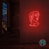 "David" LED NEONSKYLT
