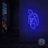 LED NEONSKYLT "Torso" Warm white 