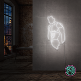 LED NEONSKYLT "Torso" Warm white 