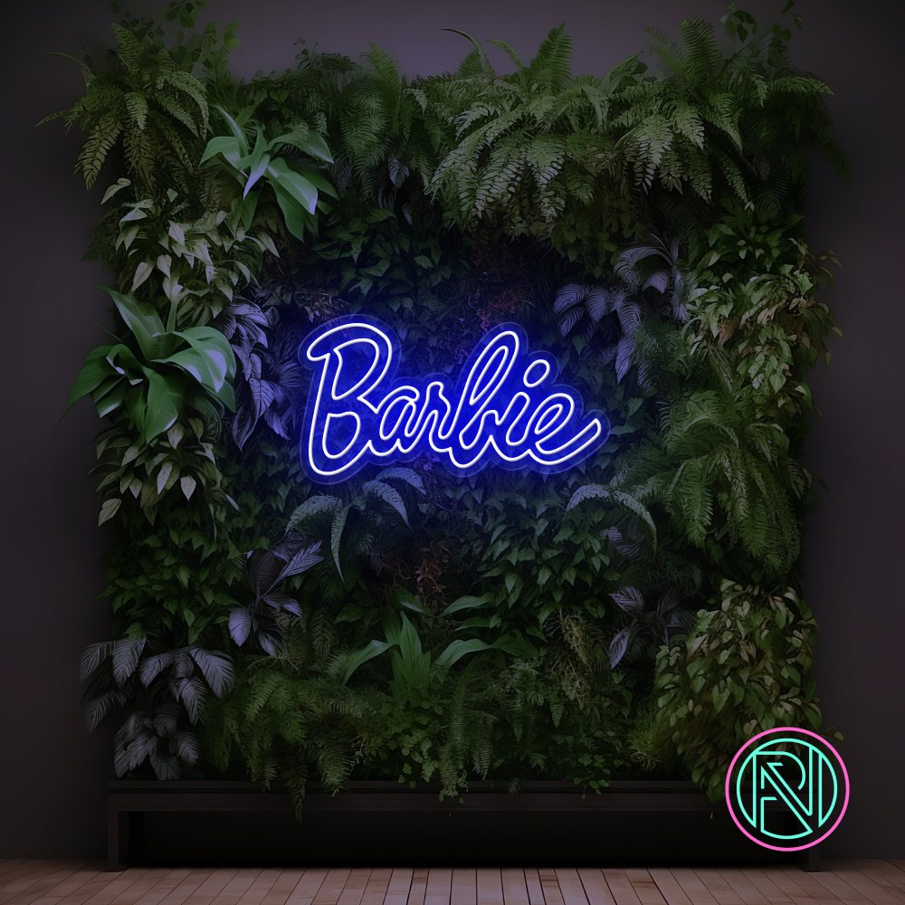 Gi rommet et moderne preg med vårt 'barbie' led neonskilt. Det er det perfekte valget for å legge til en leken og trendy atmosfære i enhver setting. Velg din favorittfarge og se hvordan dette elegante neonskiltet forvandler rommet ditt.