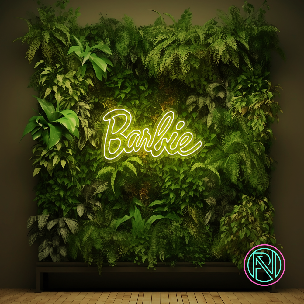 Gi rommet et moderne preg med vårt 'barbie' led neonskilt. Det er det perfekte valget for å legge til en leken og trendy atmosfære i enhver setting. Velg din favorittfarge og se hvordan dette elegante neonskiltet forvandler rommet ditt.