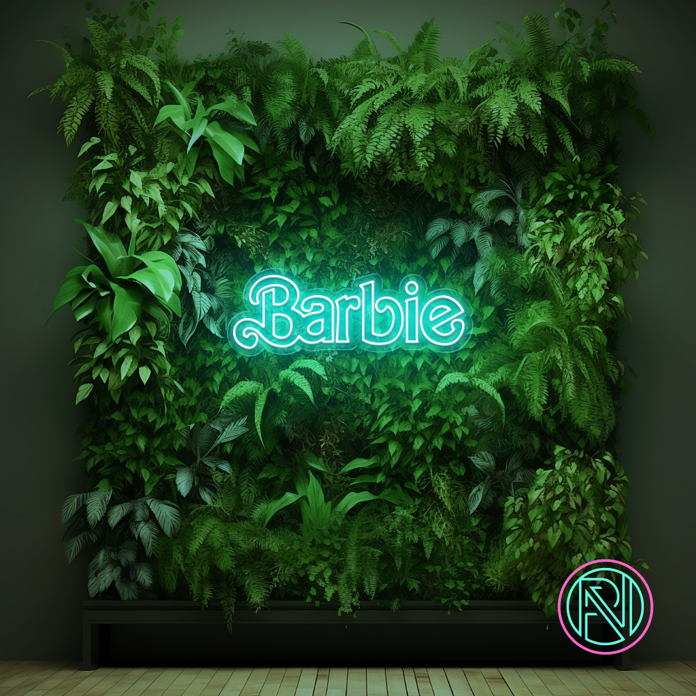 Gjør lokalene dine lekne og uimotståelige med 'barbie' originale led-neonskiltet. Perfekt for å piffe opp rommet med en leken sjarm. Velg en farge som matcher din stil og skap en unik atmosfære.
