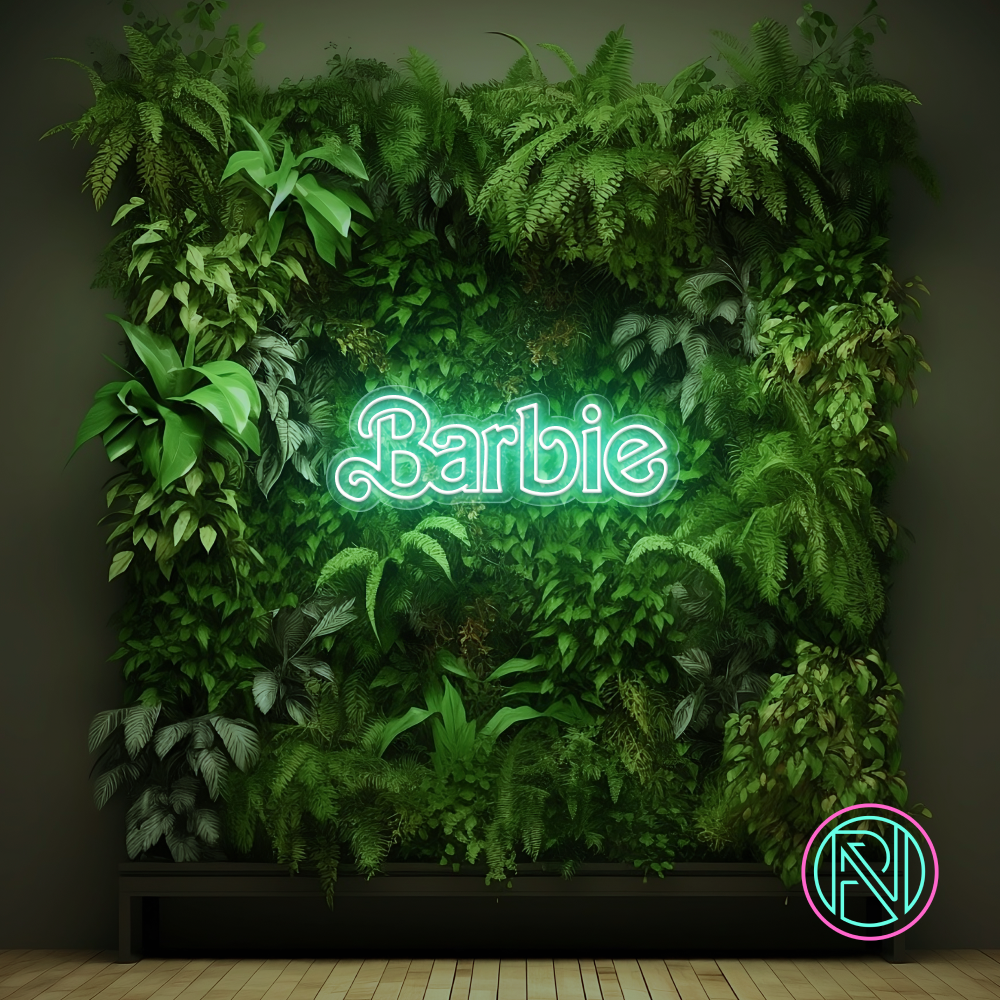 Gjør lokalene dine lekne og uimotståelige med 'barbie' originale led-neonskiltet. Perfekt for å piffe opp rommet med en leken sjarm. Velg en farge som matcher din stil og skap en unik atmosfære.