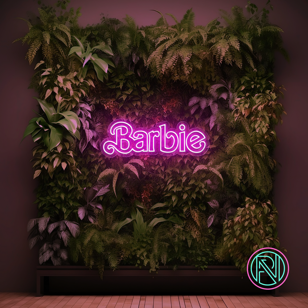 Gjør lokalene dine lekne og uimotståelige med 'barbie' originale led-neonskiltet. Perfekt for å piffe opp rommet med en leken sjarm. Velg en farge som matcher din stil og skap en unik atmosfære.
