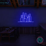 Skap en dynamisk og engasjerende atmosfære med vårt 'flasker' led neonskilt. Dette skiltet er perfekt for forretninger og industri, og leverer et iøynefallende design som fanger kundenes oppmerksomhet. Med mulighet til å velge i et spekter av farger, kan du tilpasse skiltet for å matche din bedrifts estetikk og stil.