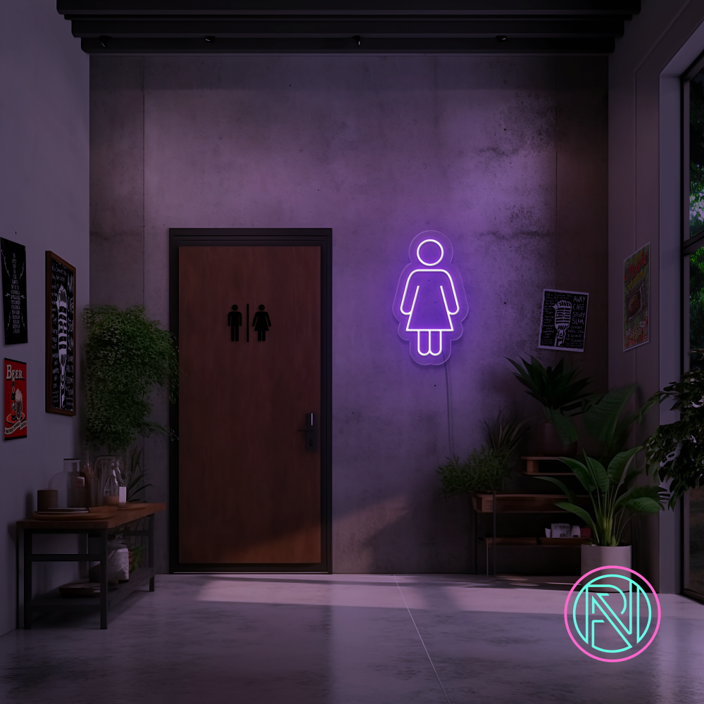 Gi ditt rom et kreativt preg med vårt 'girle' led neonskilt. Tilgjengelig i 14 ulike farger, dette neonskiltet er perfekt for å sette en unik og moderne atmosfære. Uansett om det er for hjemmet, en butikk eller annen næringsvirksomhet, vil dette skiltet garantert vekke oppmerksomhet.