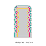 Spegel "The Wave" Led neonskylt. 73x40 cm
