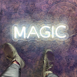 "MAGIC" 56x17cm. LED NEONSKYLT.