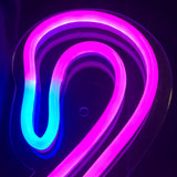 "Flamingo" Led Neonskylt. Rosa.
