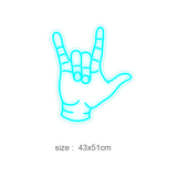 "Love Hand" Led Neonskylt.