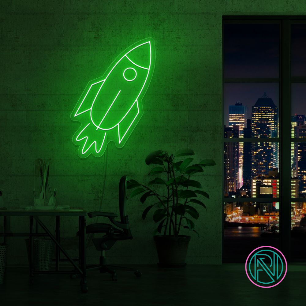"Spaceship" Led neonskylt