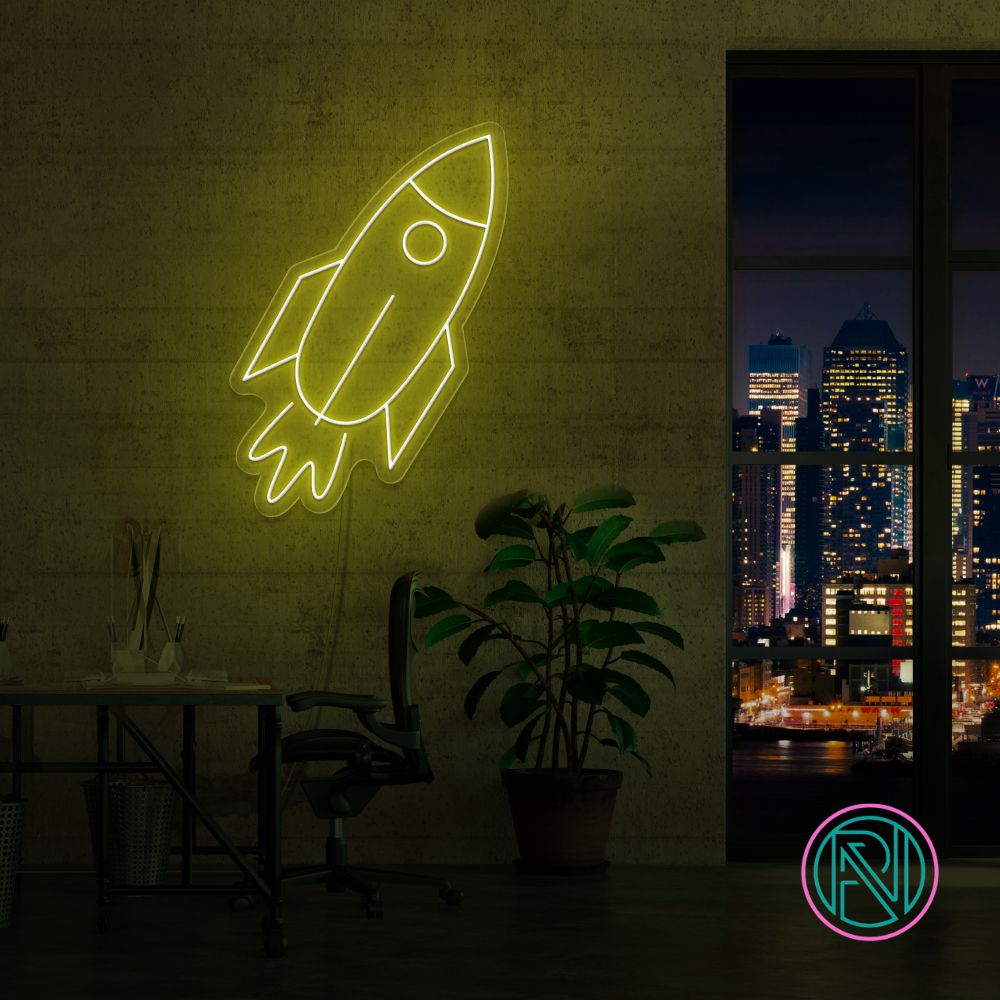 "Spaceship" Led neonskylt