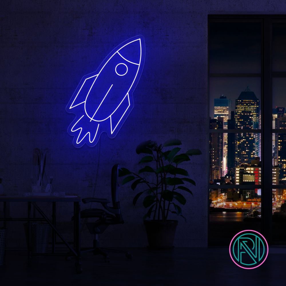 "Spaceship" Led neonskylt
