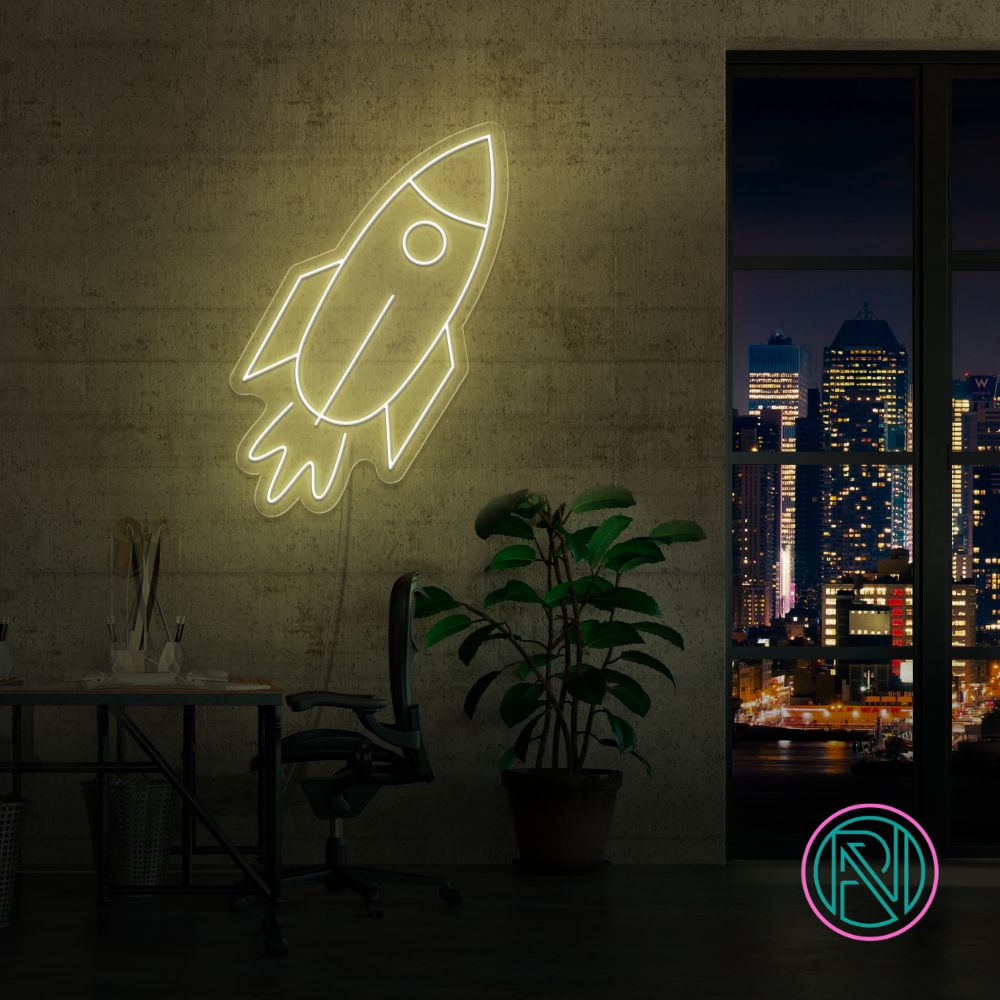 "Spaceship" Led neonskylt