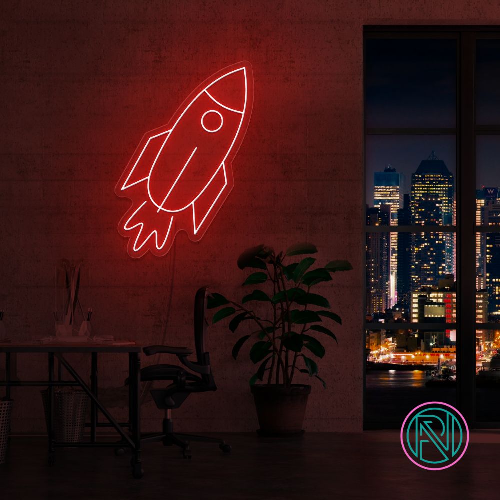 "Spaceship" Led neonskylt