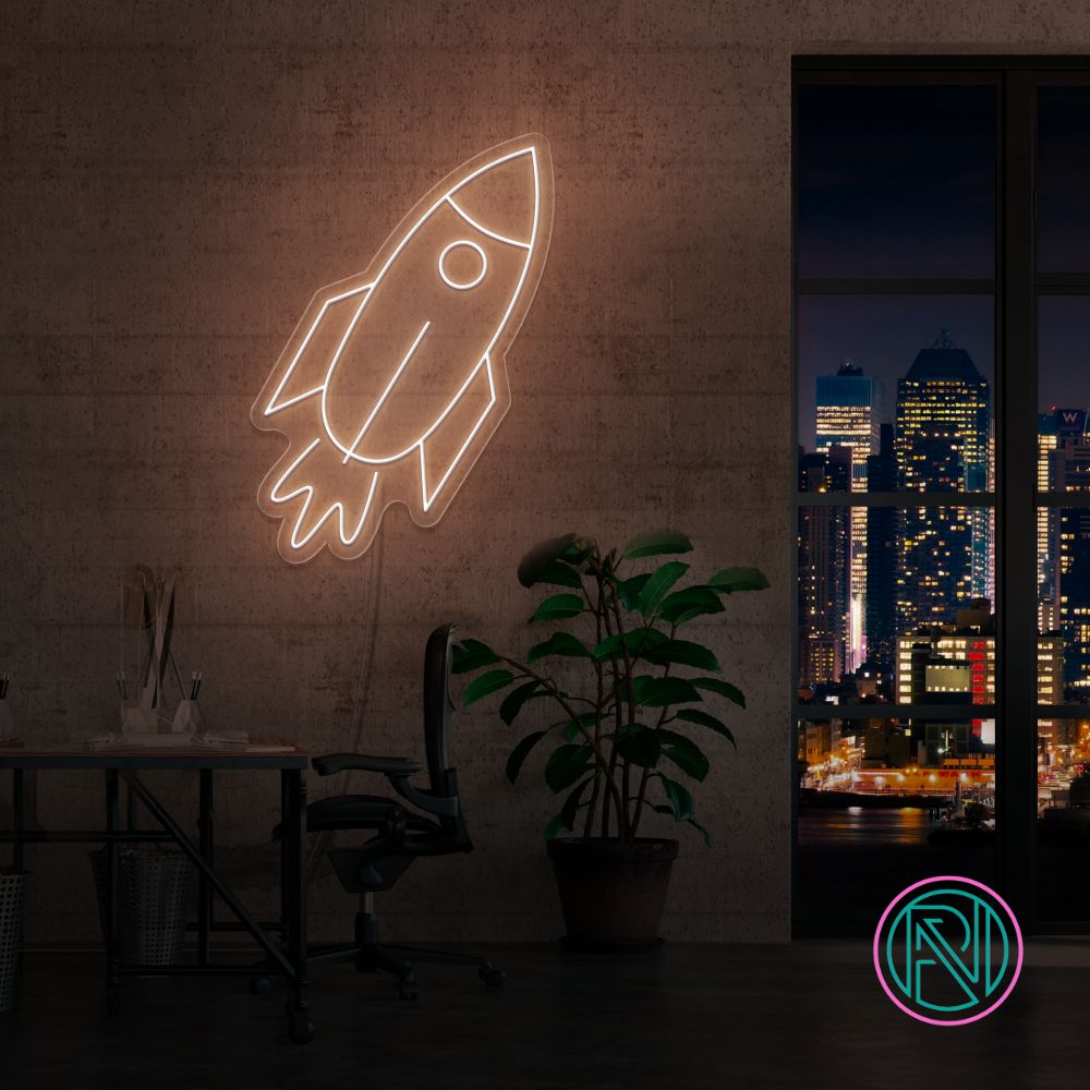 "Spaceship" Led neonskylt