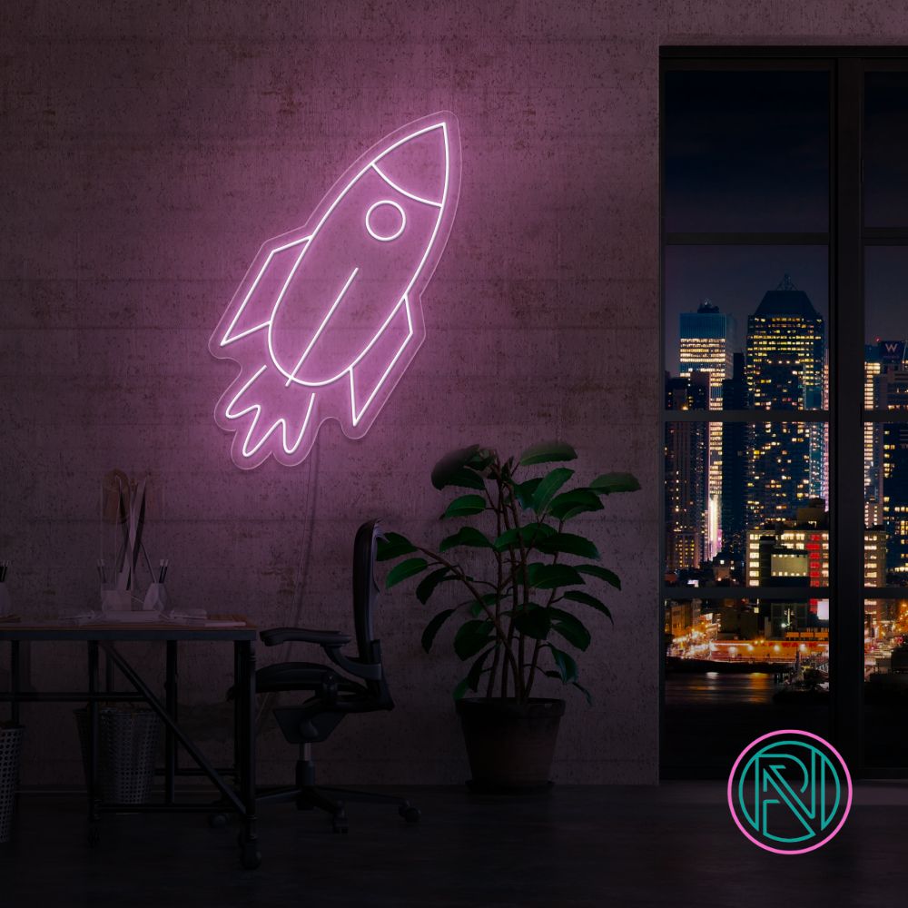 "Spaceship" Led neonskylt