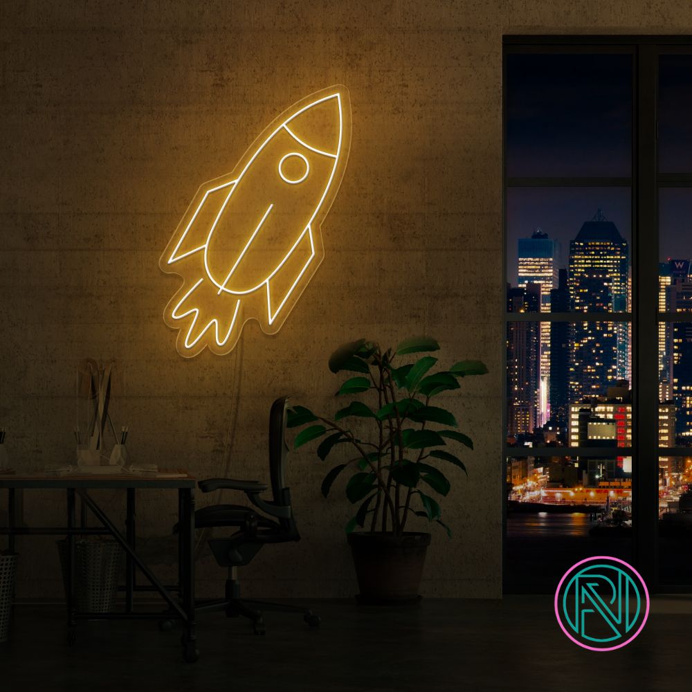 "Spaceship" Led neonskylt