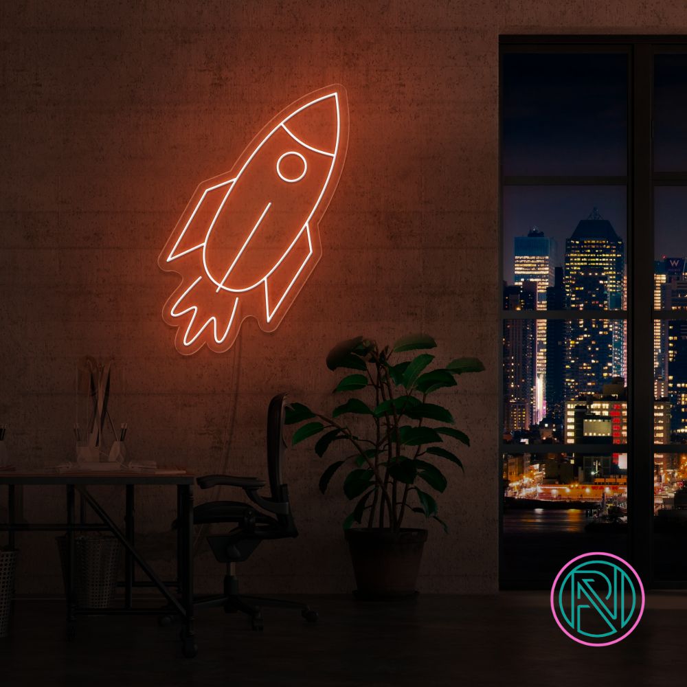 "Spaceship" Led neonskylt