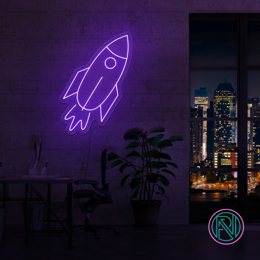 "Spaceship" Led neonskylt