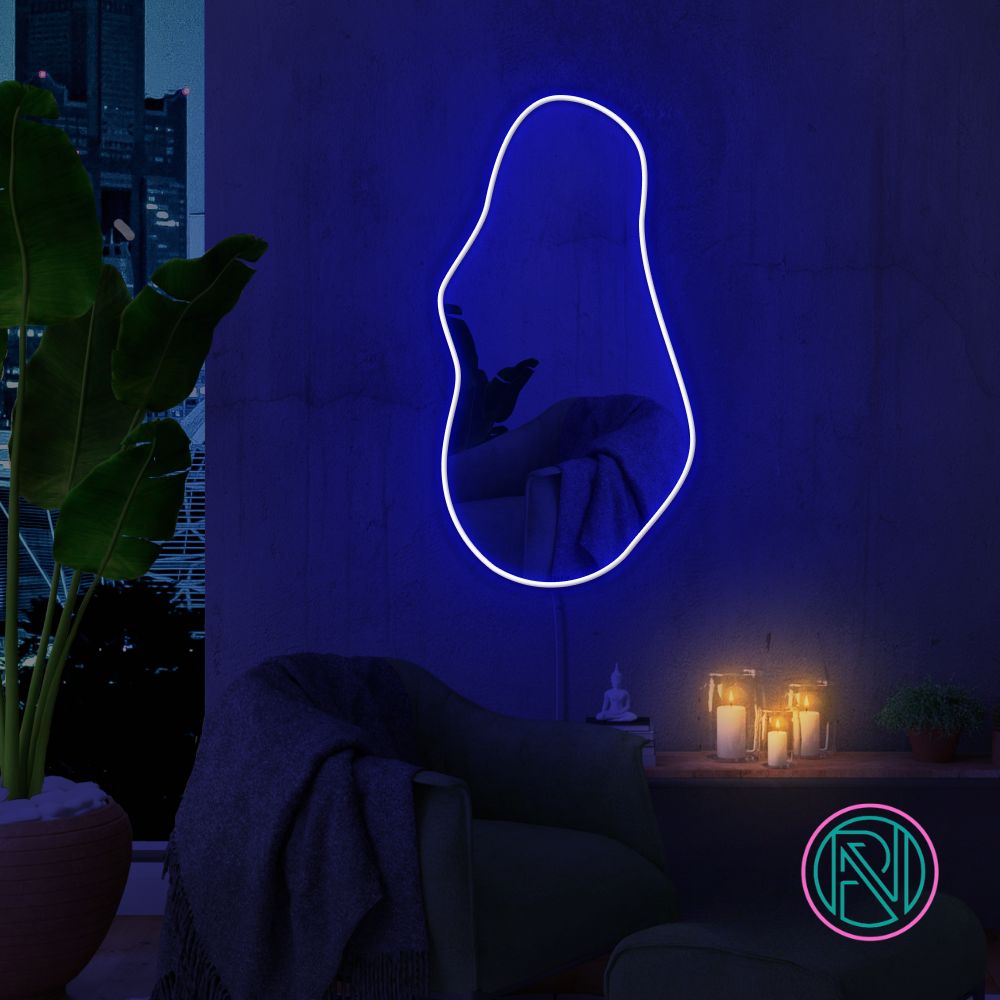 "Trendy" Spegel. Led neonskylt.