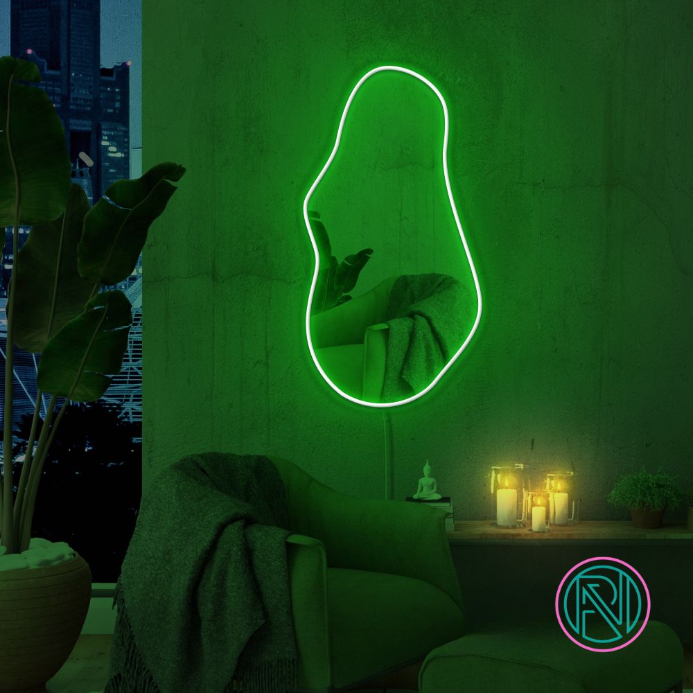 "Trendy" Spegel. Led neonskylt.