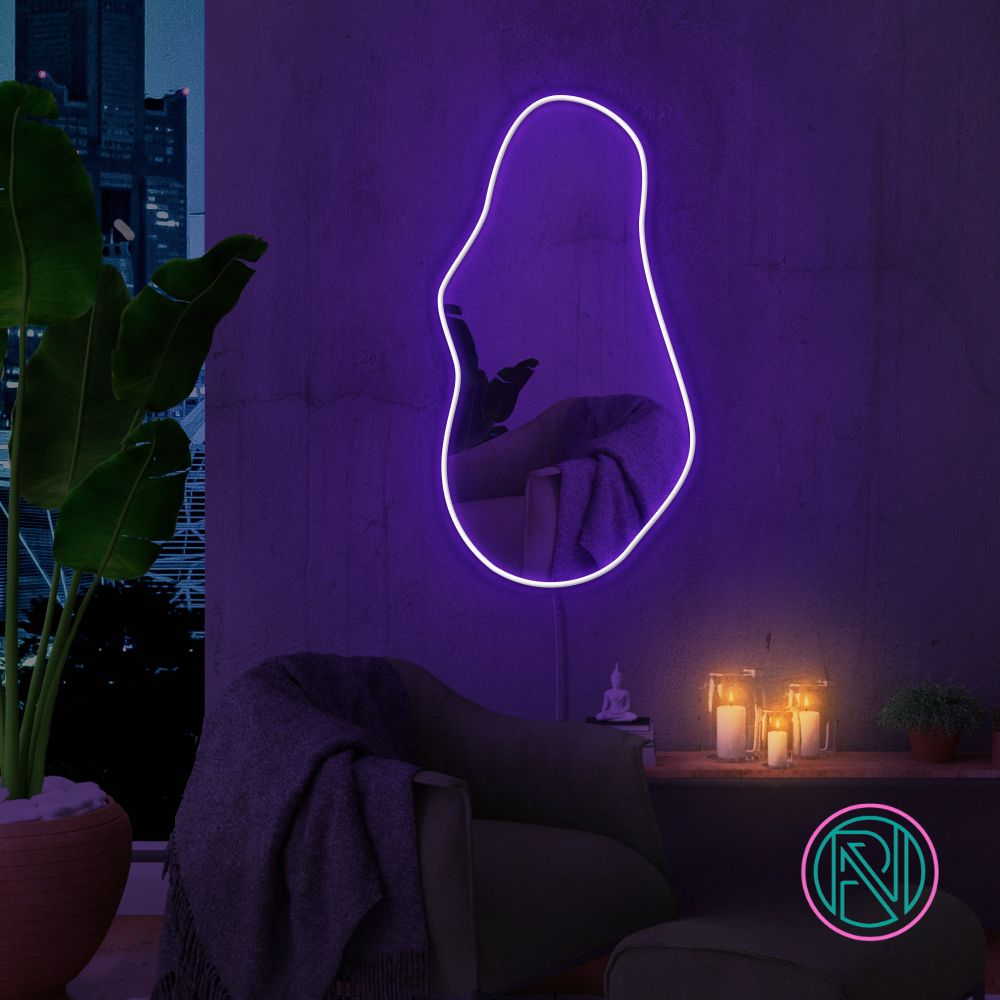 "Trendy" Spegel. Led neonskylt.