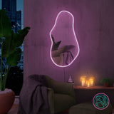 "Trendy RGB" Spegel. Led neonskylt.