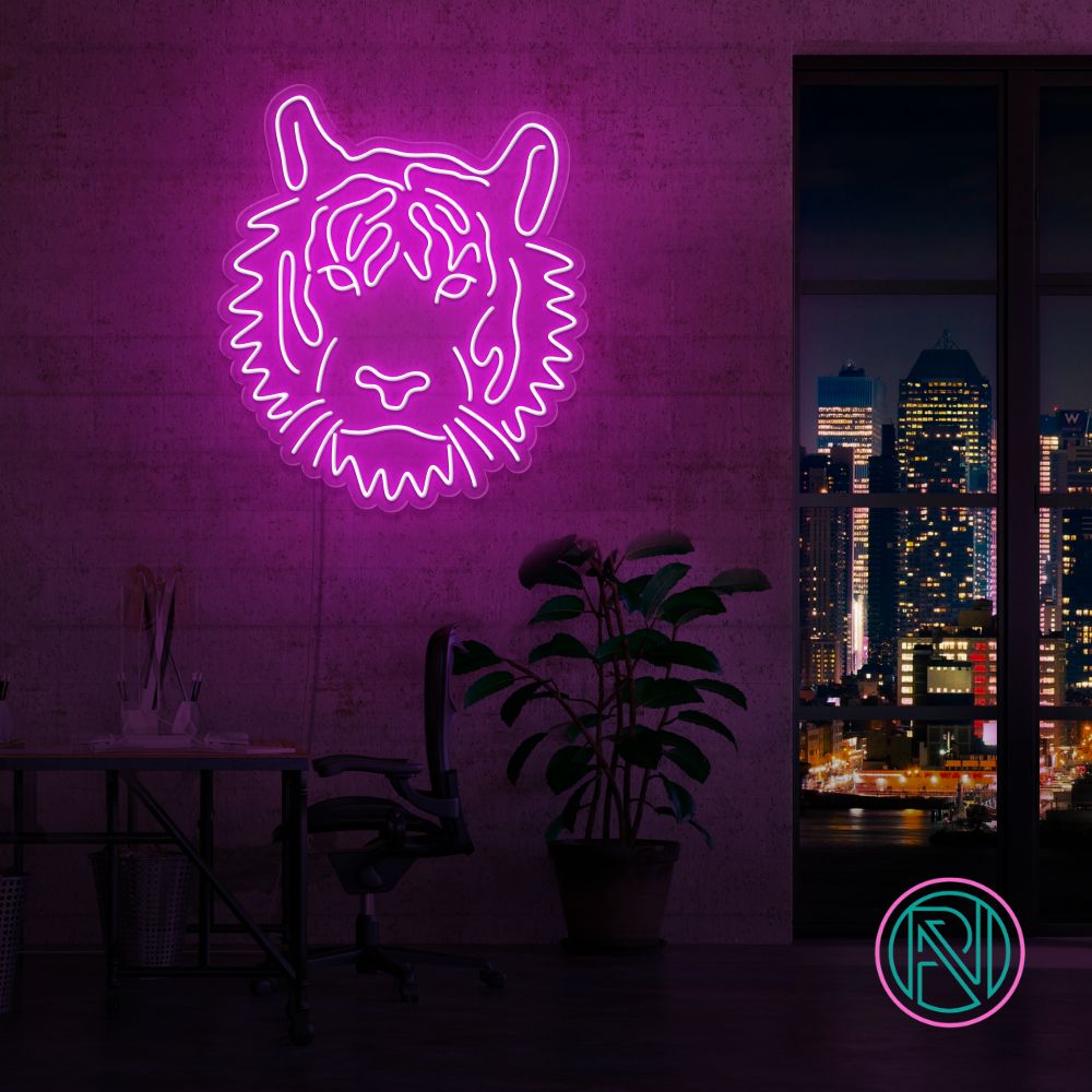 "TIGER" Led neonskylt