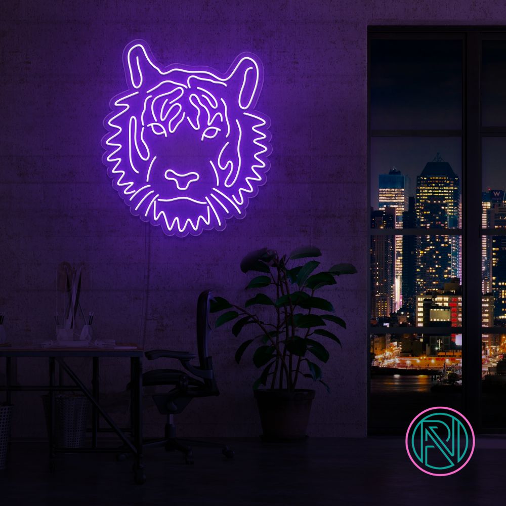 "TIGER" Led neonskylt